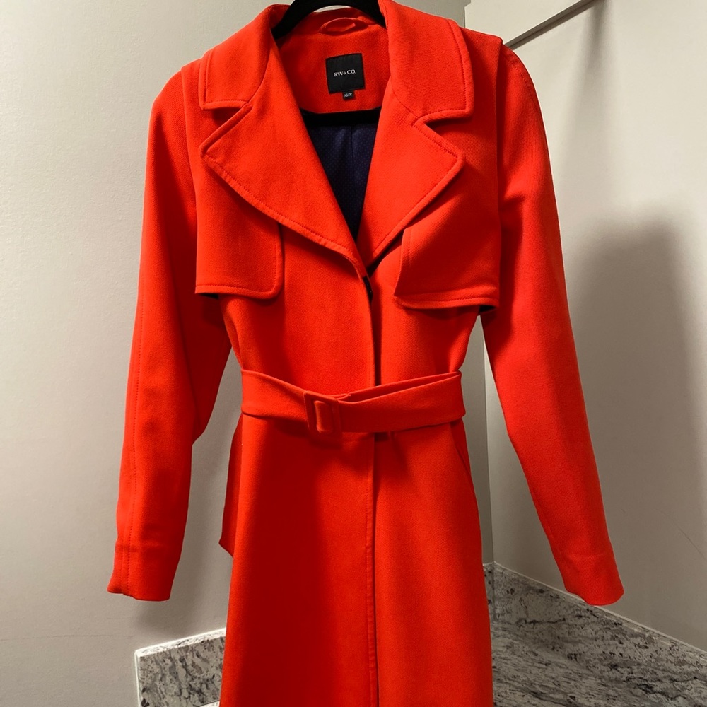 RW&CO. WOMENS RED JACKET SIZE XS